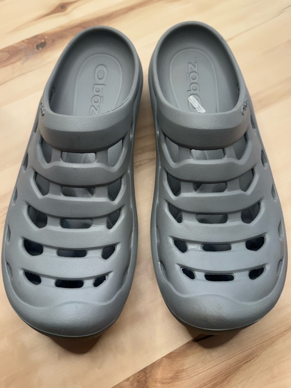 Oboz Whakata Coast Gray Clogs 13 - Picture 2 of 7